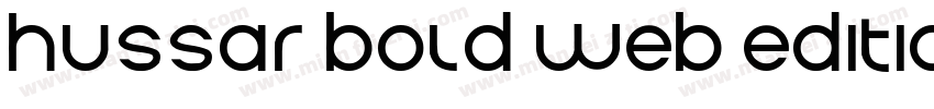 Hussar Bold Web Edition字体转换